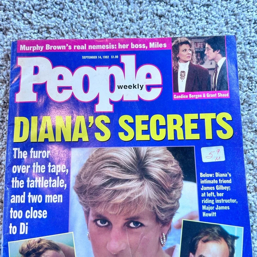 People Weekly Magazine - Diana's Secrets Cover